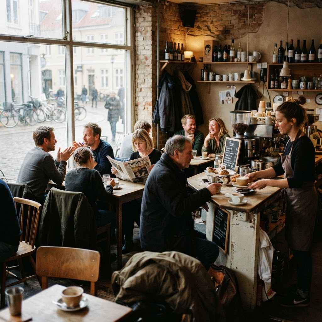 Stemningsbillede fra RestaurantX’ redaktionelle billedunivers